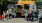 people walking near food trucks